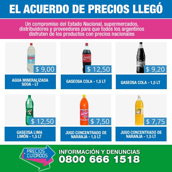 El Acuerdo De Precios Debe Ser Cumplido Con Abastecimiento