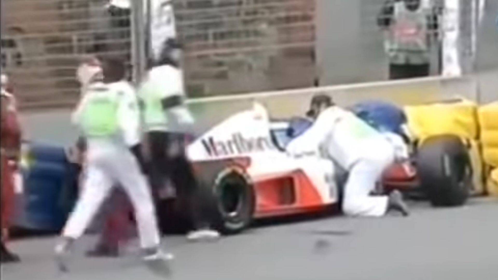 Accidente de Mika Hakkinen