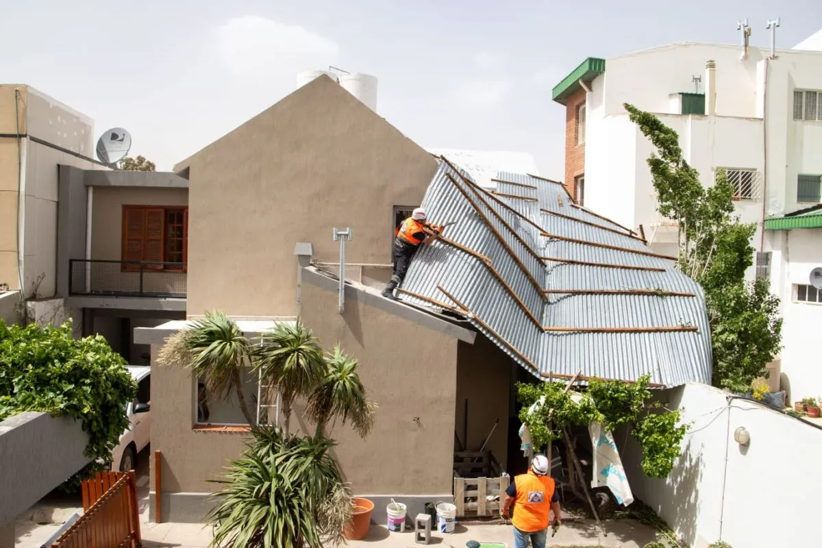 Daños estructurales en barrios