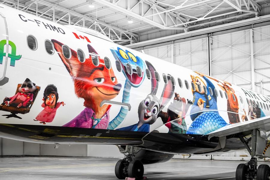Zootopia en Air Canada