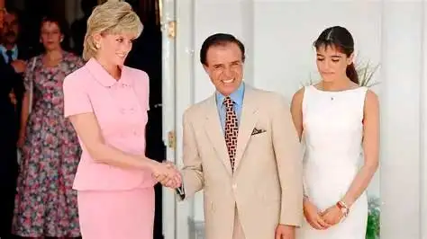 Diana y Carlos Menem