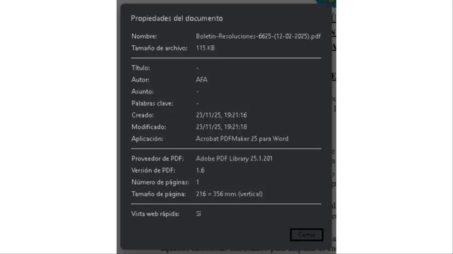 La AFA y el escándalo del documento