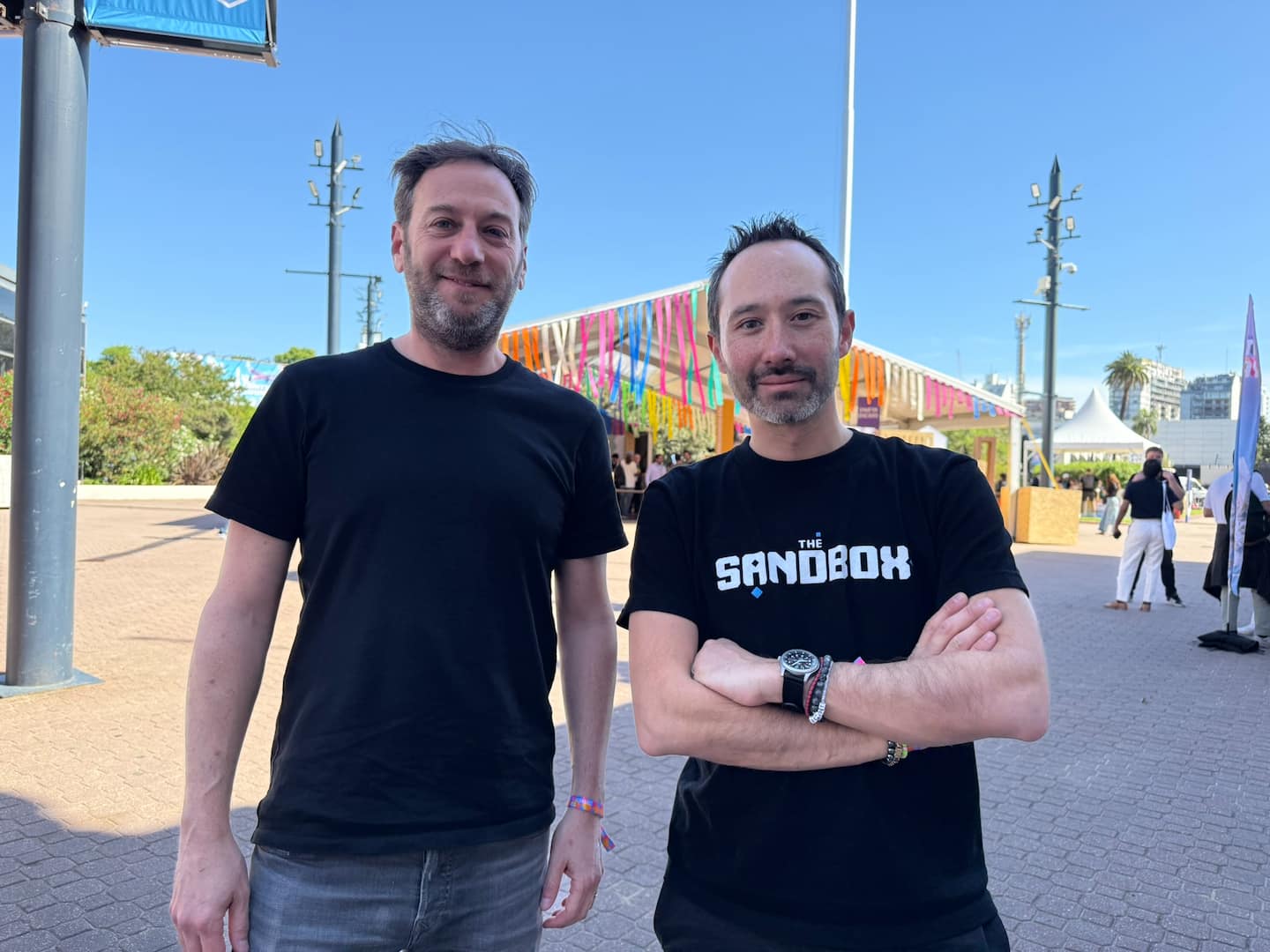 Mariano Rubinstein y Sébastien Borget en Devconnect Argentina