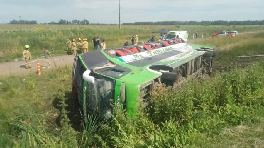Accidente micro Ruta 2