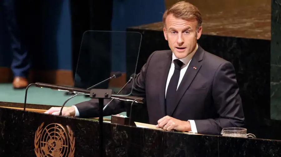 Emmanuel Macron en la ONU 
