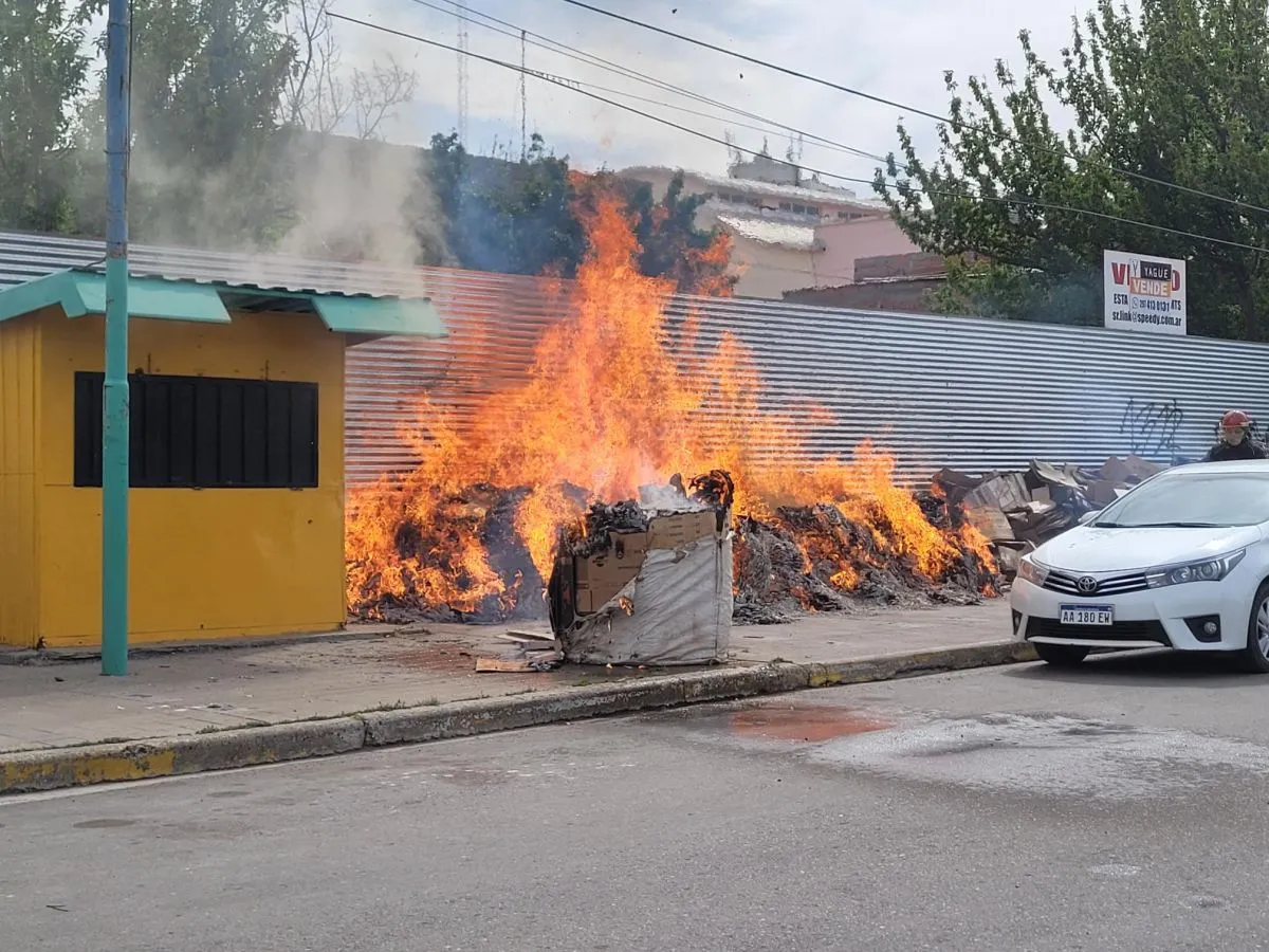 Incendio en Comodoro Rivadavia