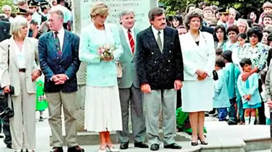 Lady Diana Spencer en Argentina