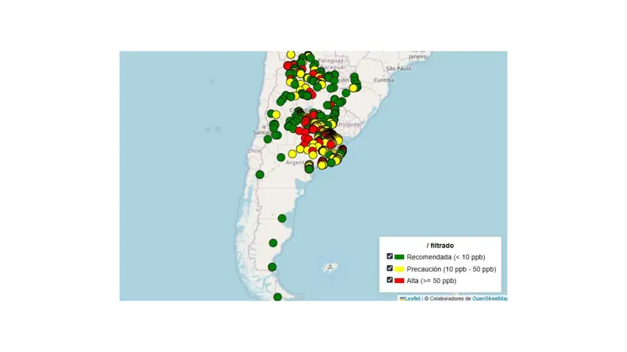 El impacto del arsénico en el agua