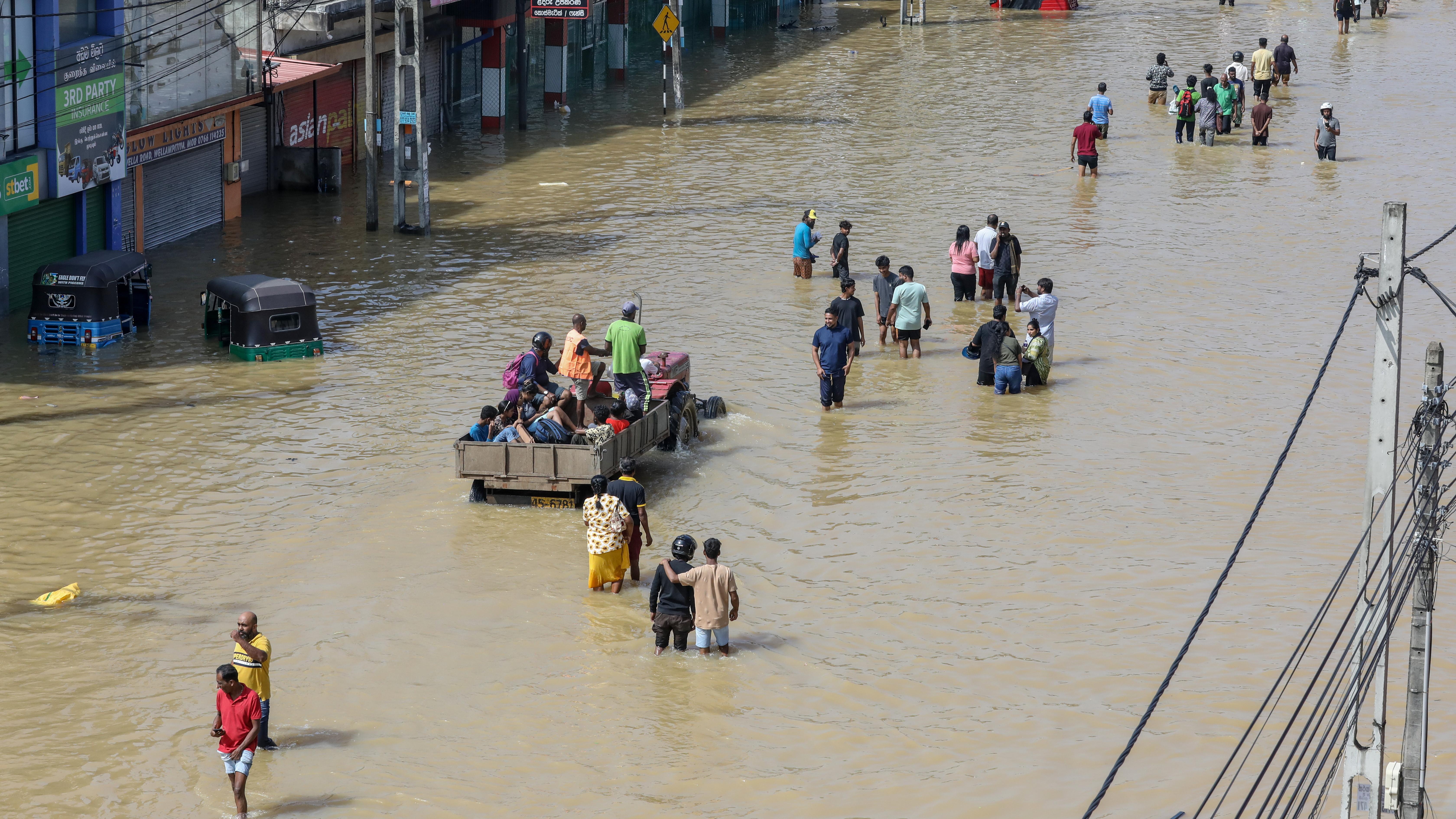 Inundaciones en Sri Lanka