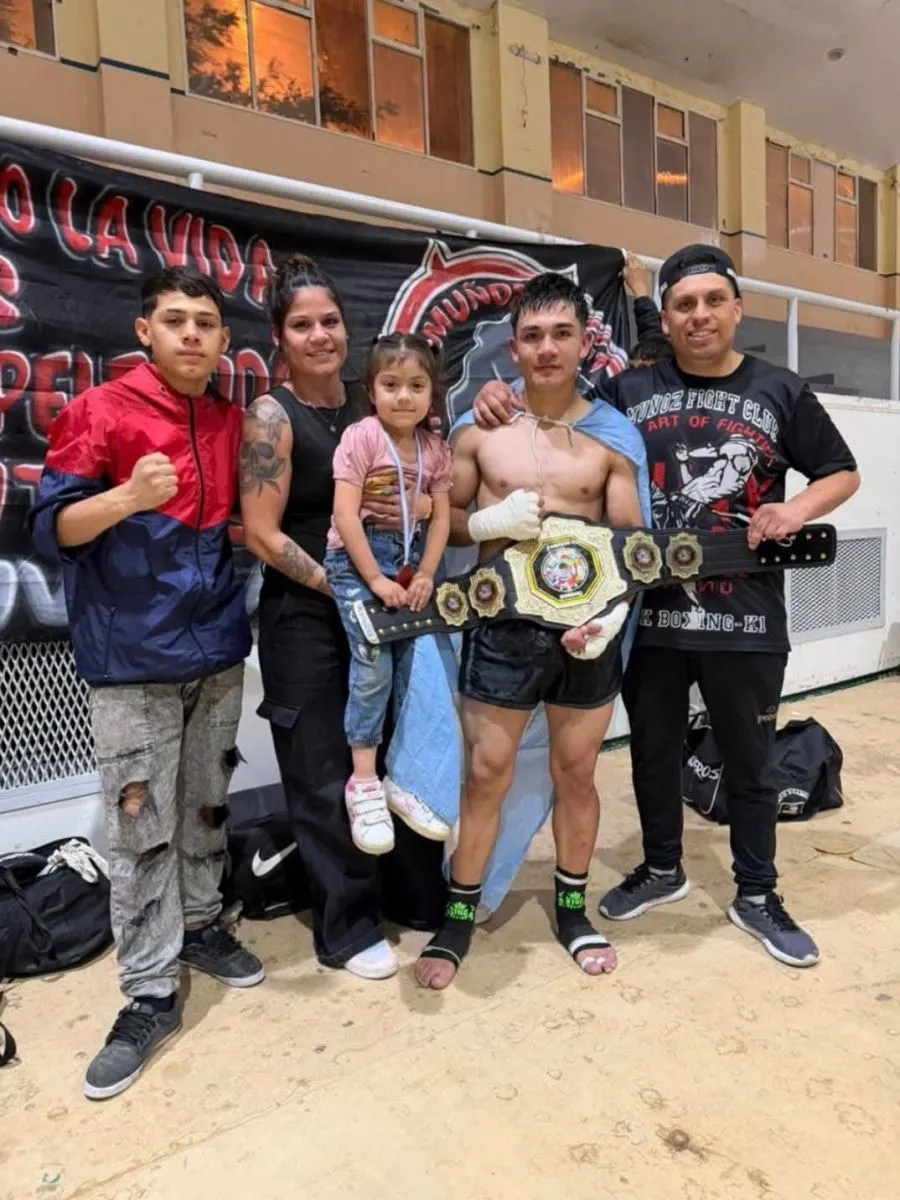 Erick Cheuque Celebrando Su Victoria