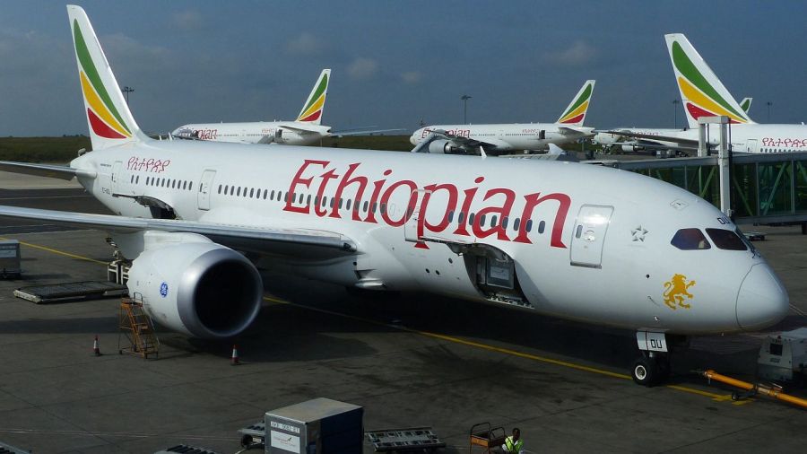 Avión de Ethiopian Airlines