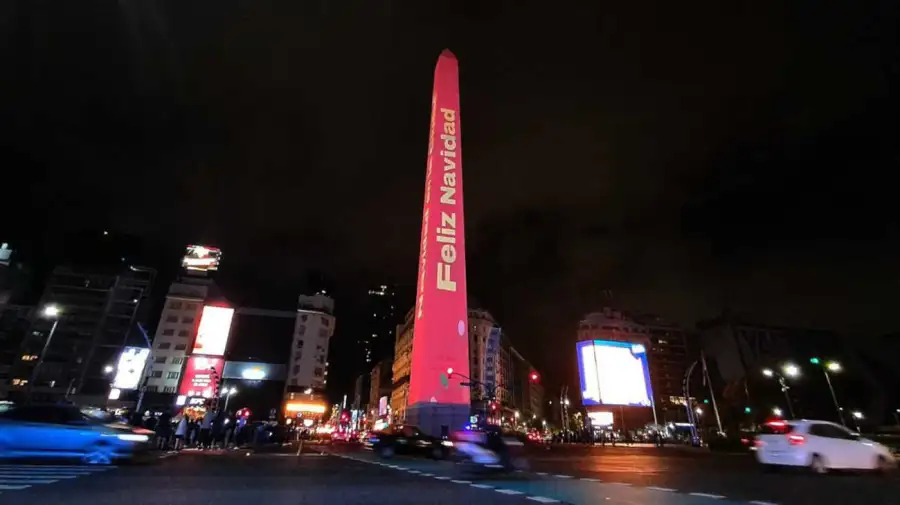 BA Verde preparado para la Navidad