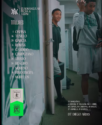 Ospina defenderá el arco