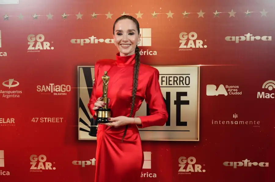 Natalia Oreiro en Martín Fierro de Cine y Series 2025