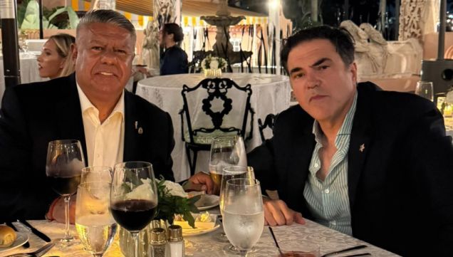 Claudio Tapia y Félix Lasarte