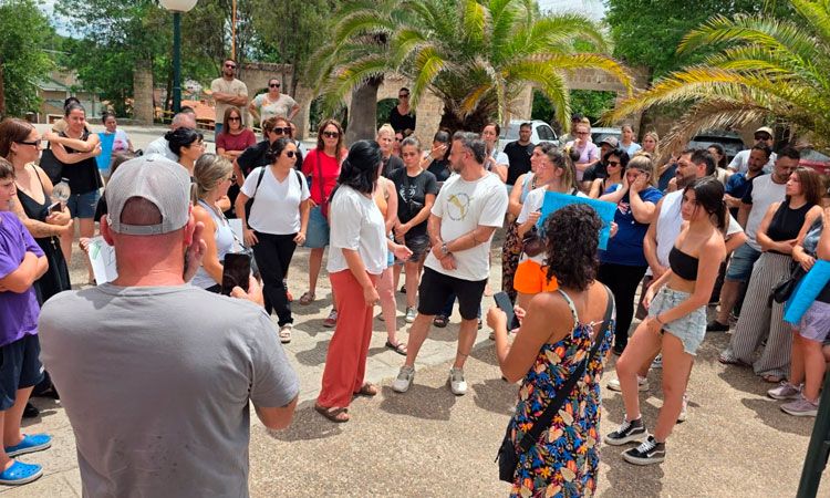 Manifestación en Villa Carlos Paz