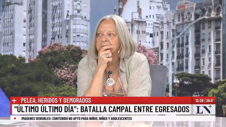 Guillermina Tiramonti conversando sobre educación