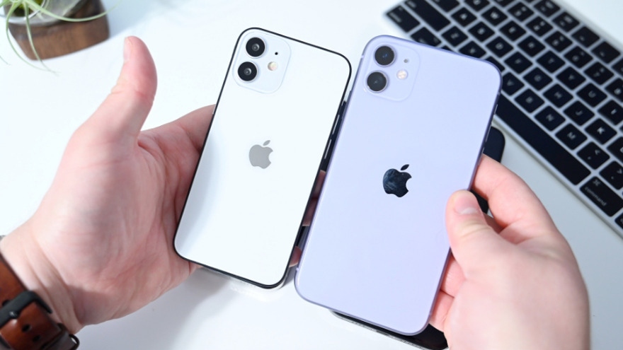 Imagen de transferencia de datos entre iPhones