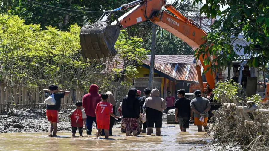 Inundaciones en Indonésia